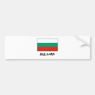 Bulgarienflagga Bildekal