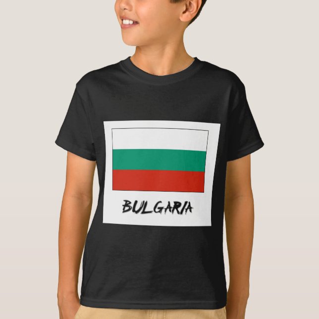 Bulgarienflagga Tröja (Framsida)