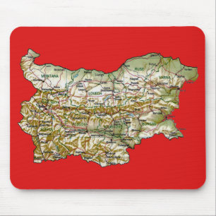 Bulgarienkarta Mousepad Musmatta