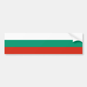 Bulgariens flagga bildekal