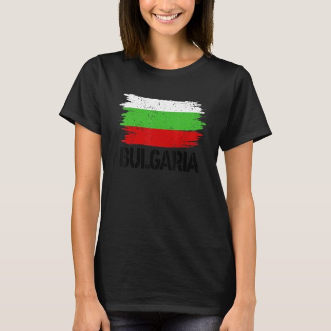 Bulgariens Flagga Bulgariens rötter Costume Fläkt  T Shirt (Framsida)