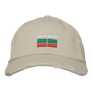 Bulgariens Flagga Embroized Baseball Cap Broderad Keps