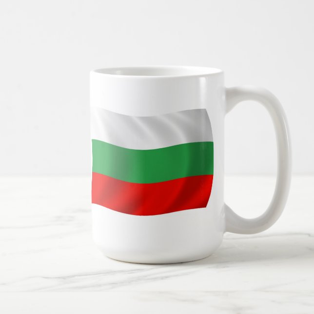 Bulgariens flaggmugg kaffemugg (Höger)