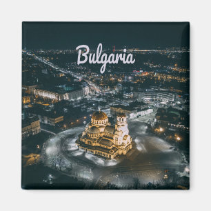 Bulgariens huvudstad Sofia Alexander Nevsky-katedr Magnet