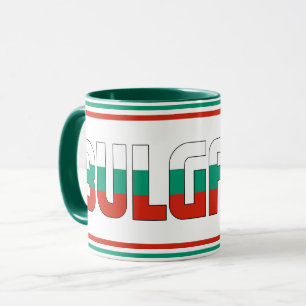Bulgariens nationella Flagga Patriotic Coffee Mugg