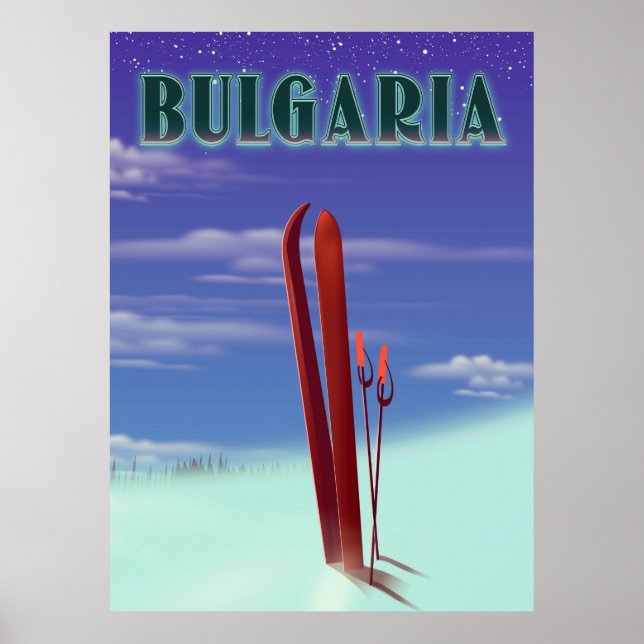 Bulgariens reseaffisch poster (Framsidan)