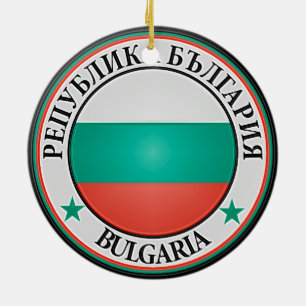 Bulgariens rundabordssamtal julgransprydnad keramik