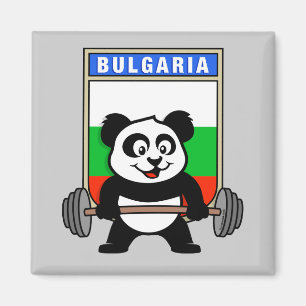 BulgarienWeightliftingPanda Magnet