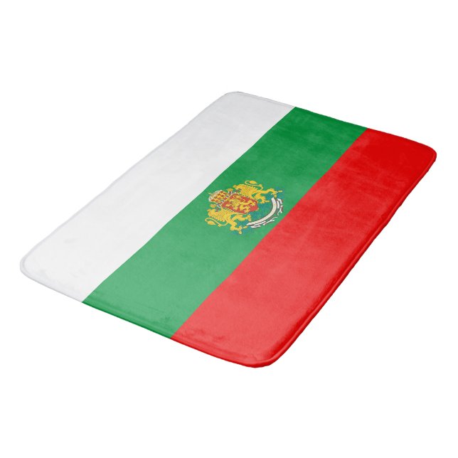 Bulgarisk flagga badrumsmatta (Vinklad)