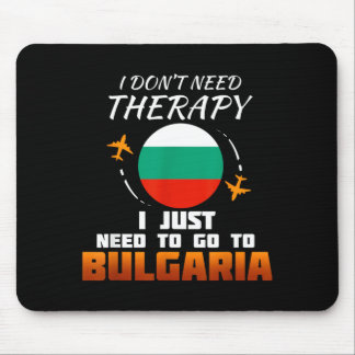Bulgarisk flaggtröja rolig Bulgarien semesterprese Musmatta