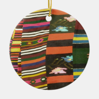 Bulgarisk matta/Cherga Julgransprydnad Keramik