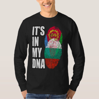 Bulgarisk och eritreansk mix DNA Flagga Arv T Shirt