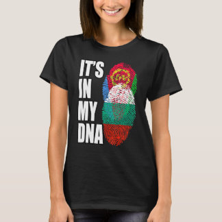 Bulgarisk och eritreansk mix DNA Flagga Arv T Shirt