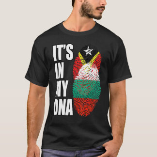 Bulgarisk och timoresisk blandad DNA-flaggarv T Shirt