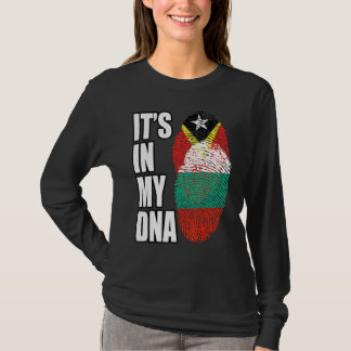 Bulgarisk och timoresisk blandad DNA-flaggarv T Shirt