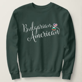 Bulgariska amerikanska entwated Hearts Sweatshirt Tee Shirt