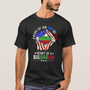 Bulgariska amerikanska Pridet Foreign Bulgaria T Shirt