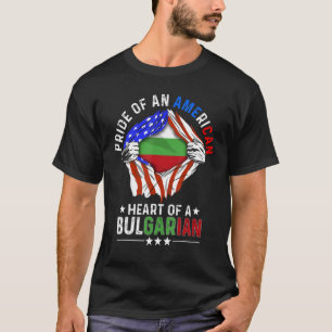 Bulgariska amerikanska Pridet Foreign Bulgaria T Shirt