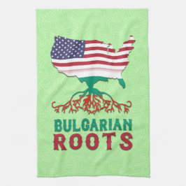 Bulgariska amerikanska rötter kökshandduk