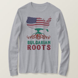 Bulgariska amerikanska rötter tee shirt