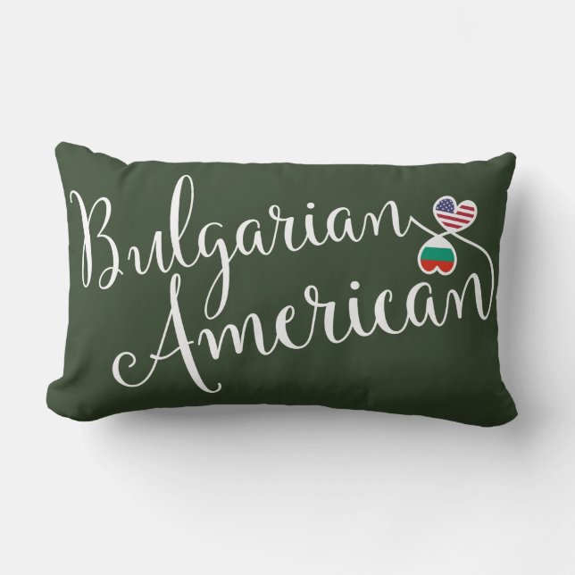 Bulgariska amerikanska vänstra hörn lumbarkudde (Framsida)