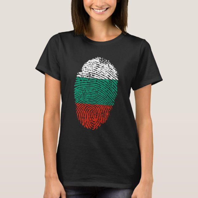 Bulgariska DNA Kärlek Patriotic T-shirt (Framsida)