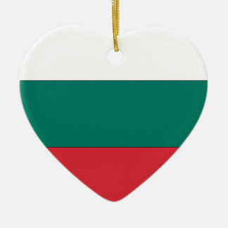 Bulgariska Flagga Julgransprydnad Keramik