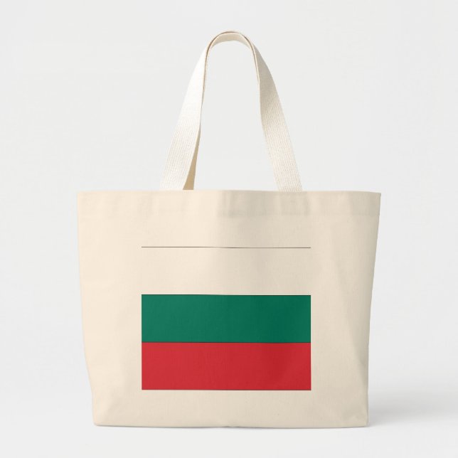 Bulgariska Flagga Jumbo Tygkasse (Framsidan)