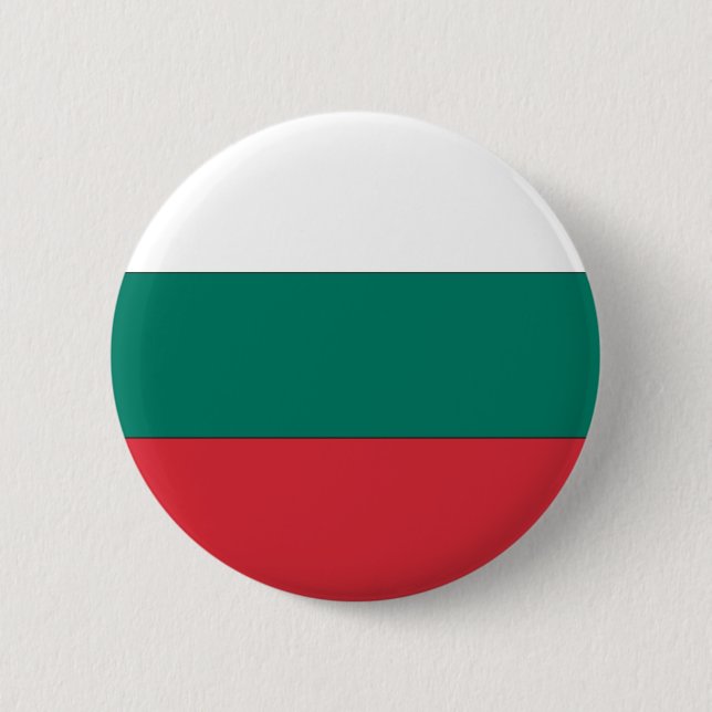 Bulgariska Flagga Knapp (Framsida)