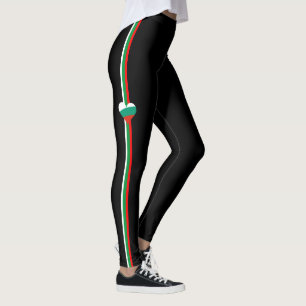 Bulgariska flagga leggings