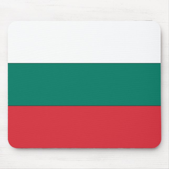 Bulgariska Flagga Musmatta (Framsidan)
