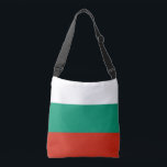 Bulgariska flaggan axelväska<br><div class="desc">Bulgariska flaggan</div>