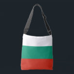 Bulgariska flaggan axelväska<br><div class="desc">Bulgariska flaggan</div>