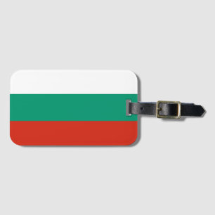 Bulgariska flaggan bagagebricka