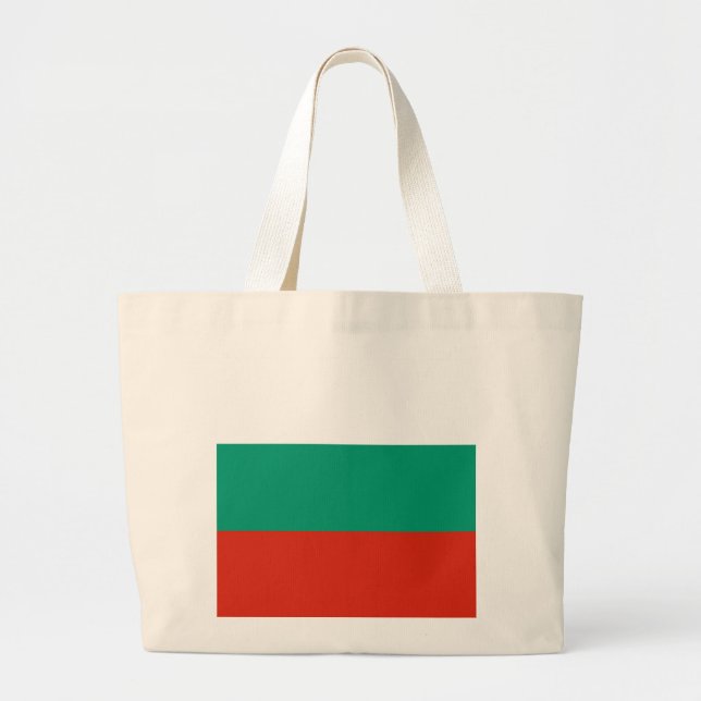Bulgariska flaggan jumbo tygkasse (Framsidan)