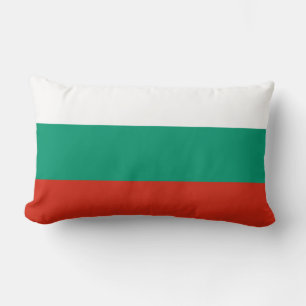Bulgariska flaggan lumbarkudde