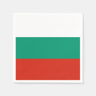 Bulgariska flaggan pappersservett