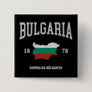 Bulgariska flaggkartan knapp