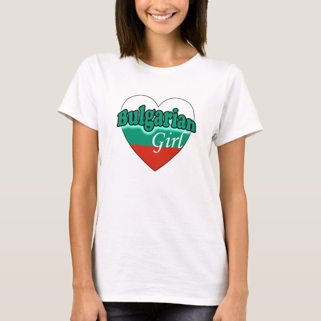 Bulgariska flickor t-shirt (Framsida)