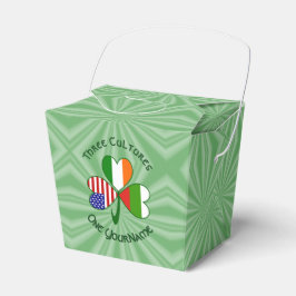 Bulgariska Irish Shamrock Flagga personalize Presentaskar