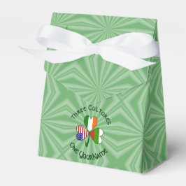 Bulgariska Irish Shamrock Flagga personalize Presentaskar