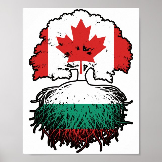 Bulgariska kanadensiska kanadensiska Träd Roots Fl Poster (Framsidan)
