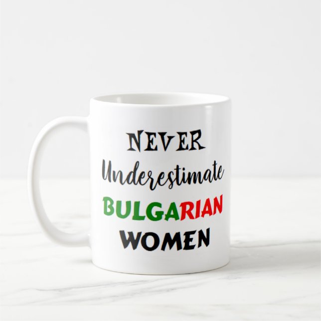 bulgariska kvinnokaffe mugg (Vänster)