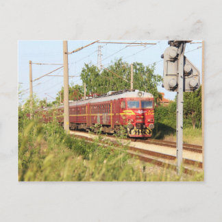 Bulgariska passageraren Tåg Vykort