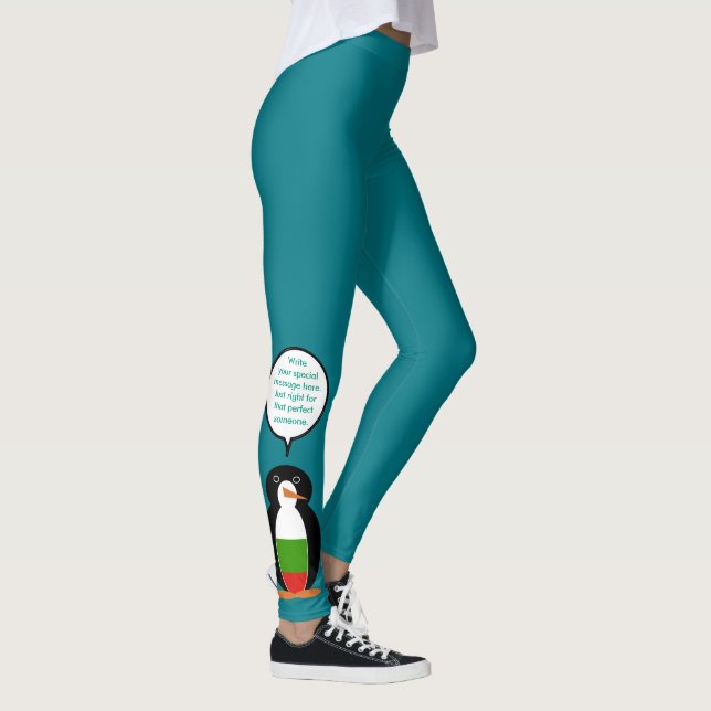Bulgariska Personligen Penguin Leggings (Höger)