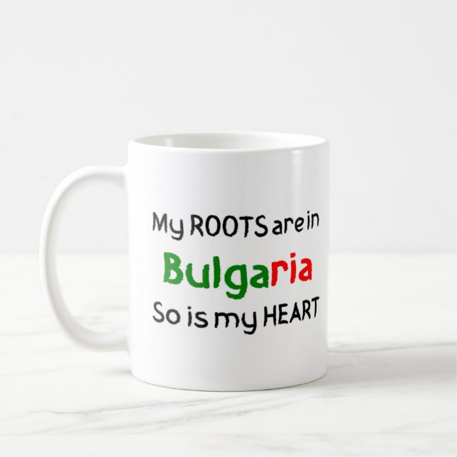bulgariska rötter kaffemugg (Vänster)