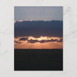 Bulgariska solnedgång vykort