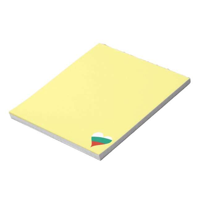 Bulgariskt hjärta anteckningsblock (Roterad)