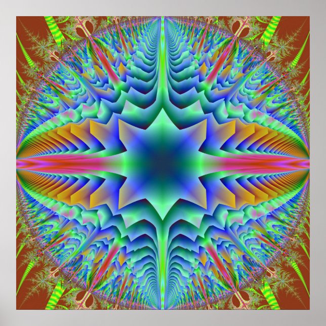 Bulging Mandala Poster (Framsidan)