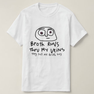 Buljongspringor till och med min åderutslagsplats t-shirt
